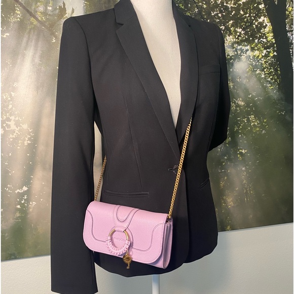 NWT See By Chloé Leather Hana Continental Chain Wallet - Picture 2 of 12